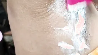 Shaving punjab style hair remove