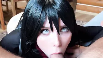 Mikasa Anal Roughly Fucks till Cum inside Mouth point of view -