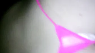 I put on the pink lingerie that he likes so