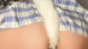 Kitty porn video – Kitty sluts with plug anal play with his pillow