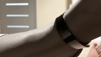 SHOEJOB platform shoes shiny pantyhose giga creampie