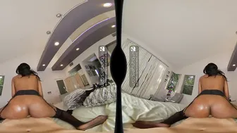 VR BANGERS Slutty African Maid Nicole Kitt And Incredible Sexy Banged Strategy VR Porn