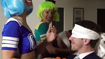Doe Projects - Gigantic Cheerleader Sex Party With With Abella Danger And Her BFFs