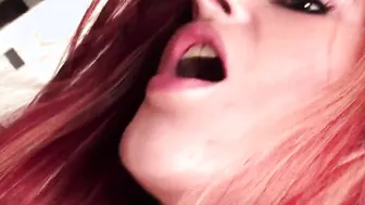 German curvy red head mom got anal banged inside tights
