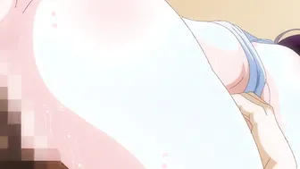 Insatiable lovers having sex into love motel. Animated rough sex.