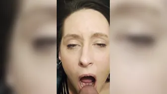 Gotten off work and blown my hubbys penis rough then drank his sexy pisd