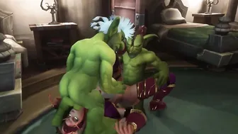 An Elf has a Three-Way with 2 Goblins | Warcraft Parody