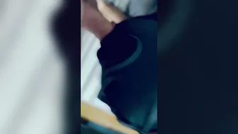 Hispanic Hotwife masked deep throat fellatio