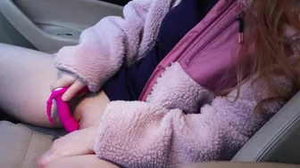 Incredible Sexy Passenger Pays For the Trip By Masturbating into Front of Me.