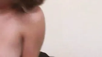 Brooklyn covered in cum after giving a handie