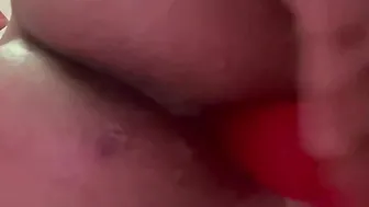 Fucking myself while people are home