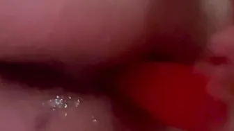 Fucking myself while people are home