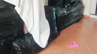 Nymphomaniac stepmother uses her stepson sperm as a lubricant