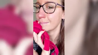 Solo Play  Sex Sex Toy Queen Trisha masturbates tastes her own vagina juice  shows you her sex vibrators