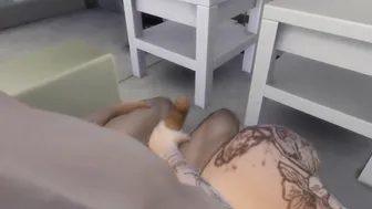 I Cum on my Stepsisters Inked Bimbos Melons and Face (point of view) - Sexsual Cutie Animations