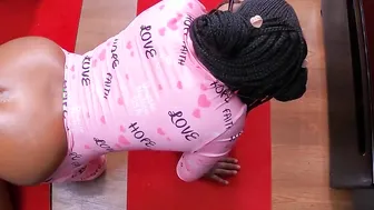 African Stepdad Point Of See Hard Doggy Style Into Disobedient Nerdy