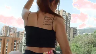 Freaky Hispanic Skank Leela Moon Waiting For Her Euro Fat