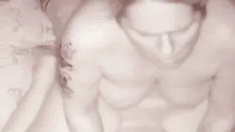 Lusty step cougar sneaks inside step son room during the