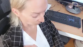 THE SECRETARY E04 Stella Blows Fucks And Takes Big Cummed