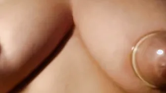 Pumping porn video – Pump nipples and glass sex toy