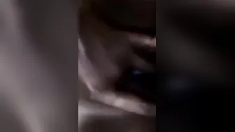 Crimpy vagina finger bang into WC