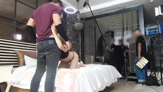 Young eastern Pornstar does ROUGH Work - behind the Scenes of a