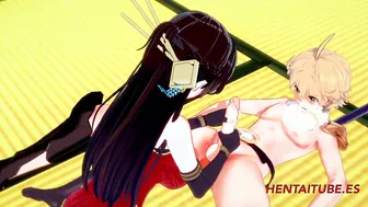 Genshin Impact - Aether  Beidu Rough Sex one:two