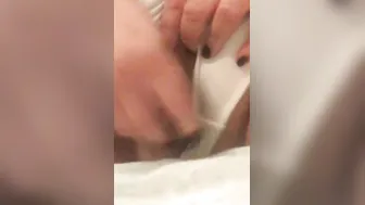 Masturbating inside knickers I’m sending to a PH subscriber. Hope he likes them leaking 