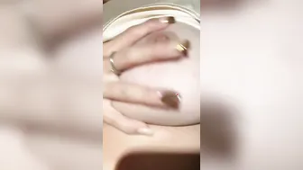 Having Fun with my leaking vagina while rides into the vehicle