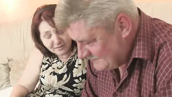 Mature dyke grandma seduce sons mistress in threesome