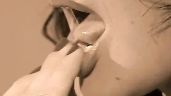 Lola Shares A Gigantic Dick And Swallows Cum With Lauren