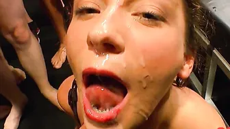 GGG JOHN THOMPSON Bukkake No.046 with Pornstar Julie Skyhigh and