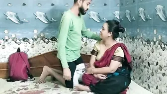 College Tutor Teaches Sex Ed Lesson in Bedroom - Older Woman Fucks Young Student
