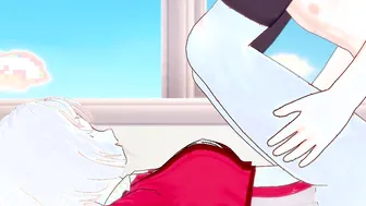 Pounding Chisato Nishikigi at School Lycoris Recoil Animated Uncensored