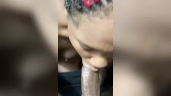 African Mom next door let me spray nut on her face