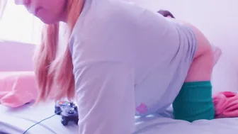 She having fun game and I having fun with her holes