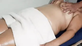Tit grind for a rich old woman