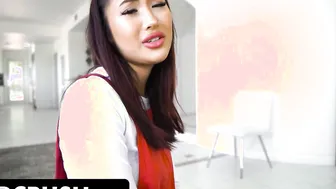 DadCrush - Inexperienced oriental Teens Mina Luxx Needs Huge Biggest Cock To Practice On