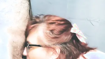 BBW Bj curvy nerdy cougar lilfrillysocks offer Berryblast6547 fellatio (Part