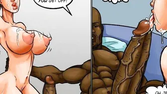 Girls Night out - Pt five - Cheating Wifey Double Penetration by 2 big black dick Ebony Studs..