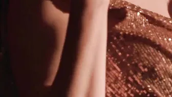 Red cougar singer Maitland Ward reveals her titted during her enchanting song