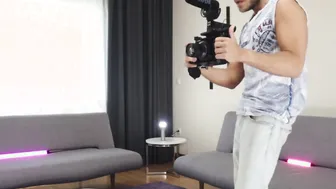 Porn actress by Mistake She just came to watch how we shoot with her bf and ended full of cum