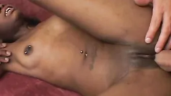 Interracial Threesome Fever #1 - Black Beauty Gets Double Penetrated