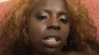 2 Huge Haired Ebony Women Eat Penis Together And Swap His Cum Mouth two Mouth