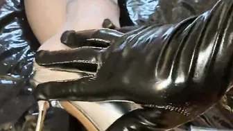 Silver Heels Nylons and Long Gloves