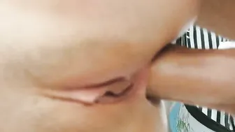 Plastic wrapped oriental 19 year old banged rough inside her booty