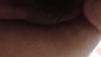 Beauty young Russian amateur licks her BFs booty inside the hot tub close-up