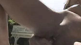 Rio Mariah Getting Vulgar While Tanning And Masturbates On A Pool Float