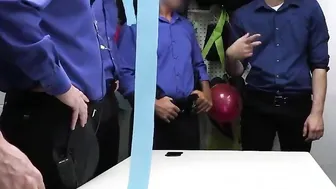 Small Shoplifter Caught Again and This Time She Get Gangbanged By five Officers - Fuckthief.com
