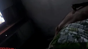 Caught my erotic hubby masturbating watching Sbritzz Ofs bombshell I had to suckle him and sit watching this lovely squirt
